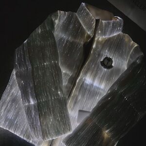 Moncler maya 70 down x palm angels light up White Puffer Jacket